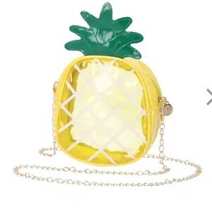 Clear Adorable Pineapple Crossbody Bag Concert Bag Vegan